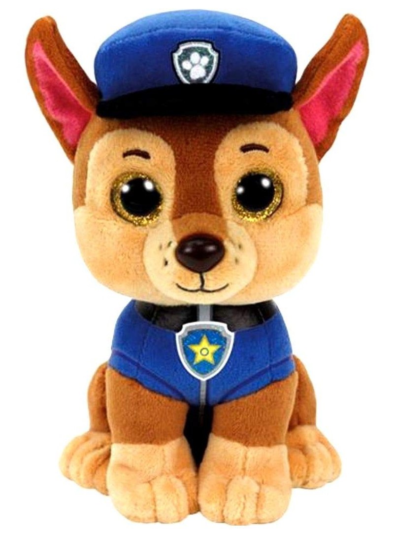 Peluche Chase Pat'Patrouille Yeux Scintillants 15 cm