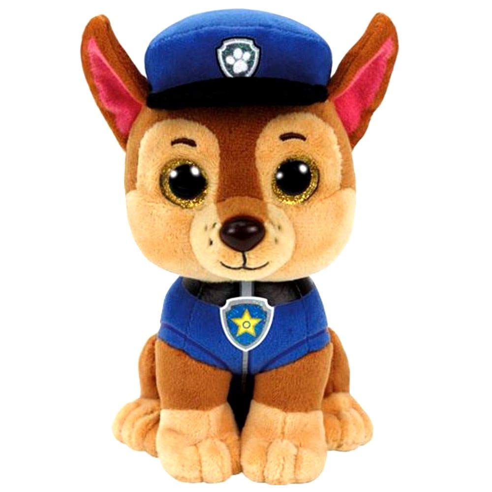 Peluche Chase Pat'Patrouille Yeux Scintillants 15 cm