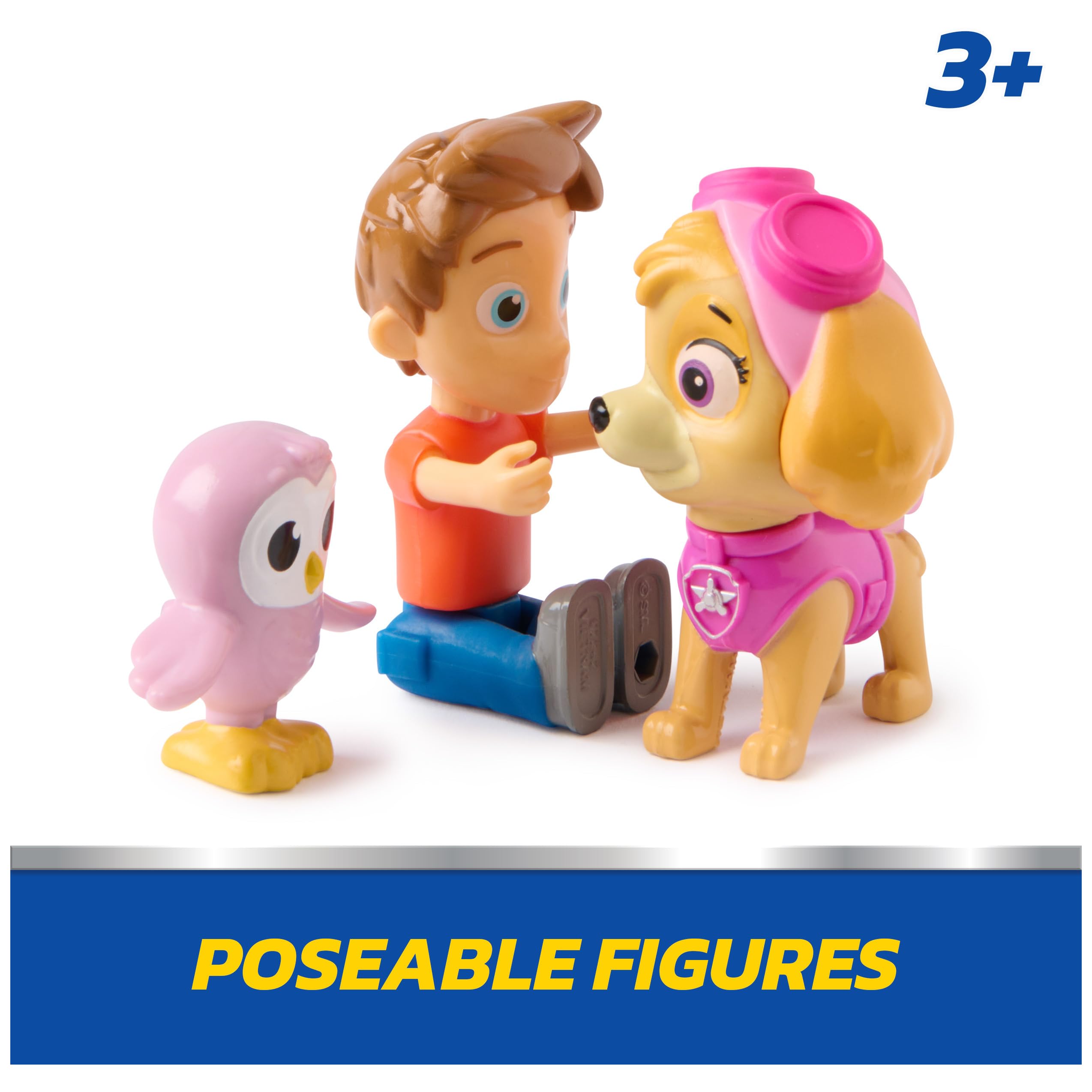 Pack Figurines Skye et Alex Porter Pat'Patrouille avec Hibou Chanteur – Image 3