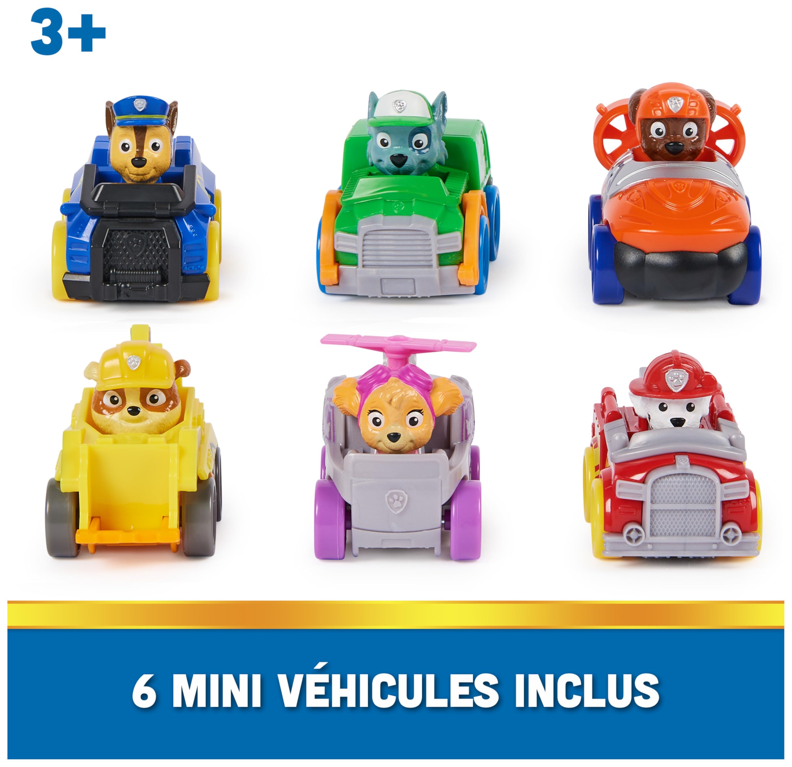 Coffret 6 Voitures Pup Squad Pat'Patrouille - Figurines à Collectionner – Image 3
