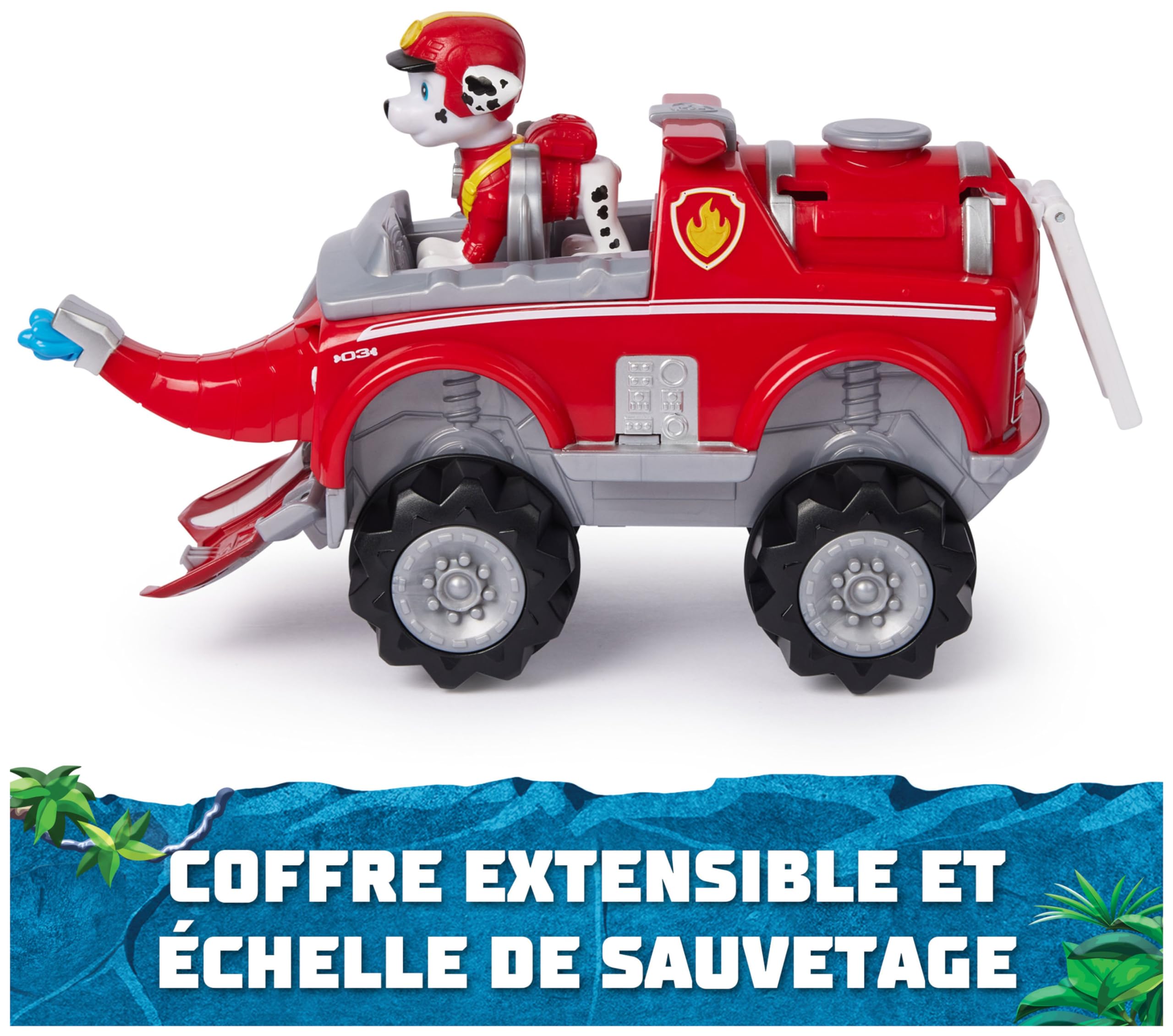 Véhicule Figurine Marcus Pat'Patrouille Jungle Pups - Voiture à Collectionner – Image 4