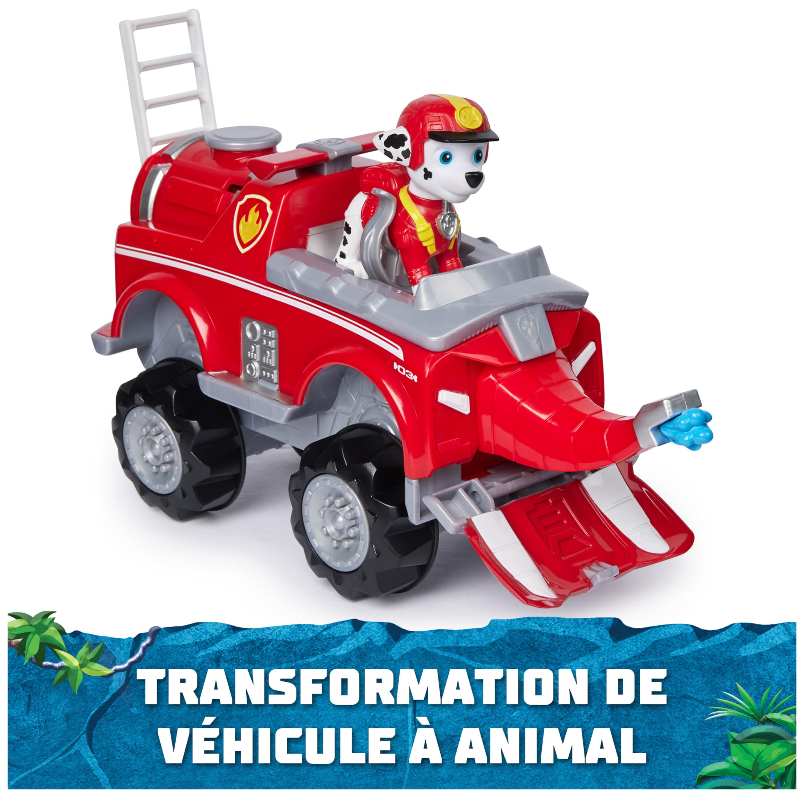 Véhicule Figurine Marcus Pat'Patrouille Jungle Pups - Voiture à Collectionner – Image 2