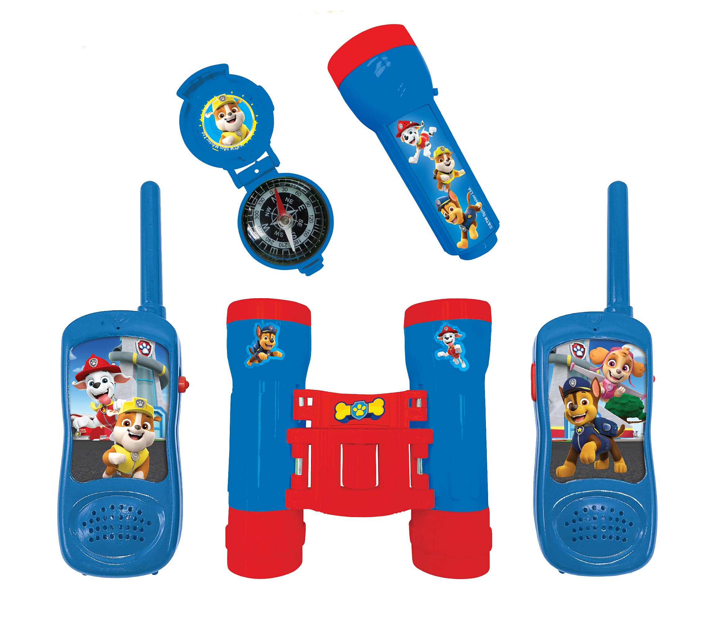 Set d'aventurier Pat'Patrouille - Talkies-Walkies, Jumelles, Lampe, Boussole