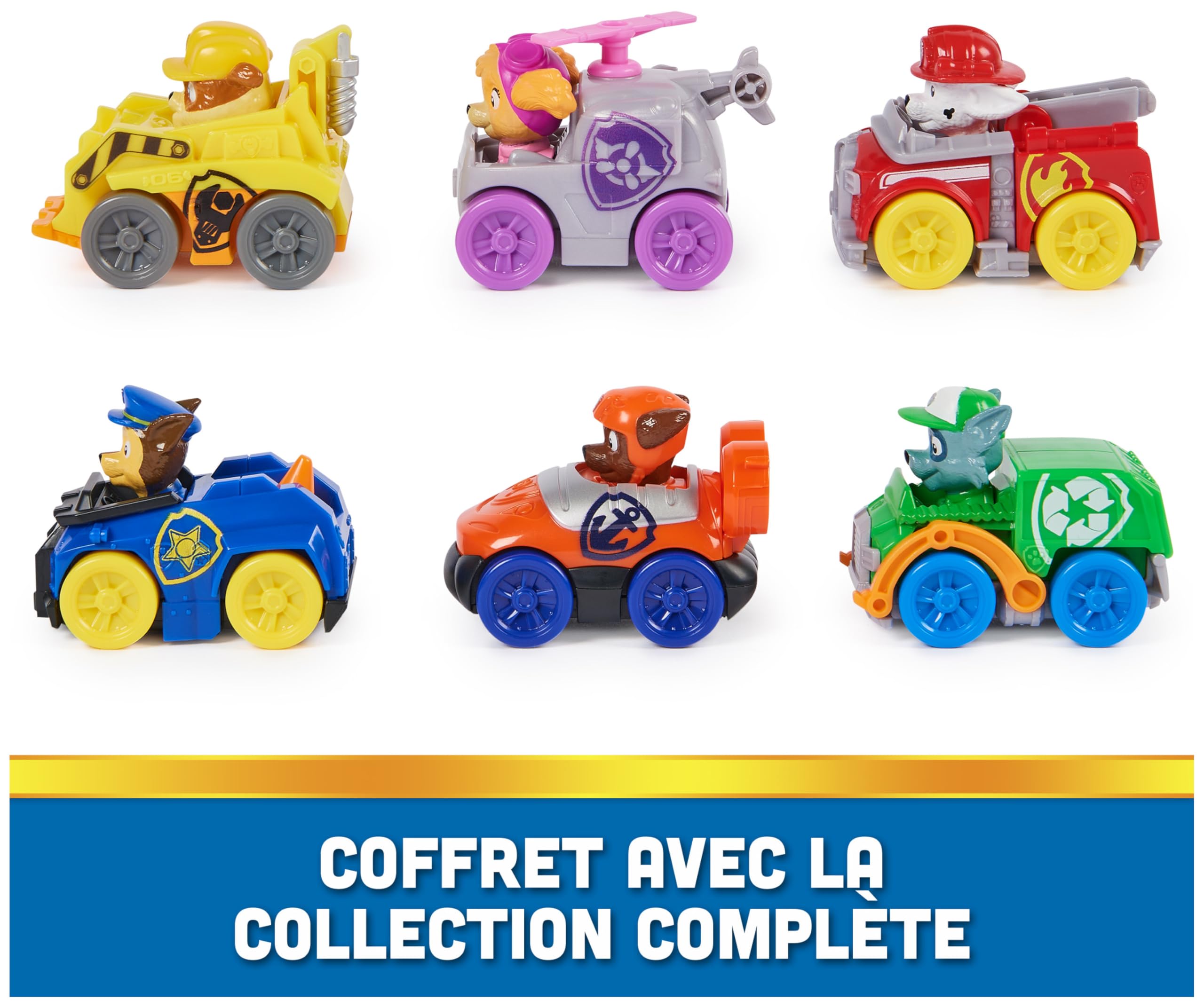 Coffret 6 Voitures Pup Squad Pat'Patrouille - Figurines à Collectionner – Image 4