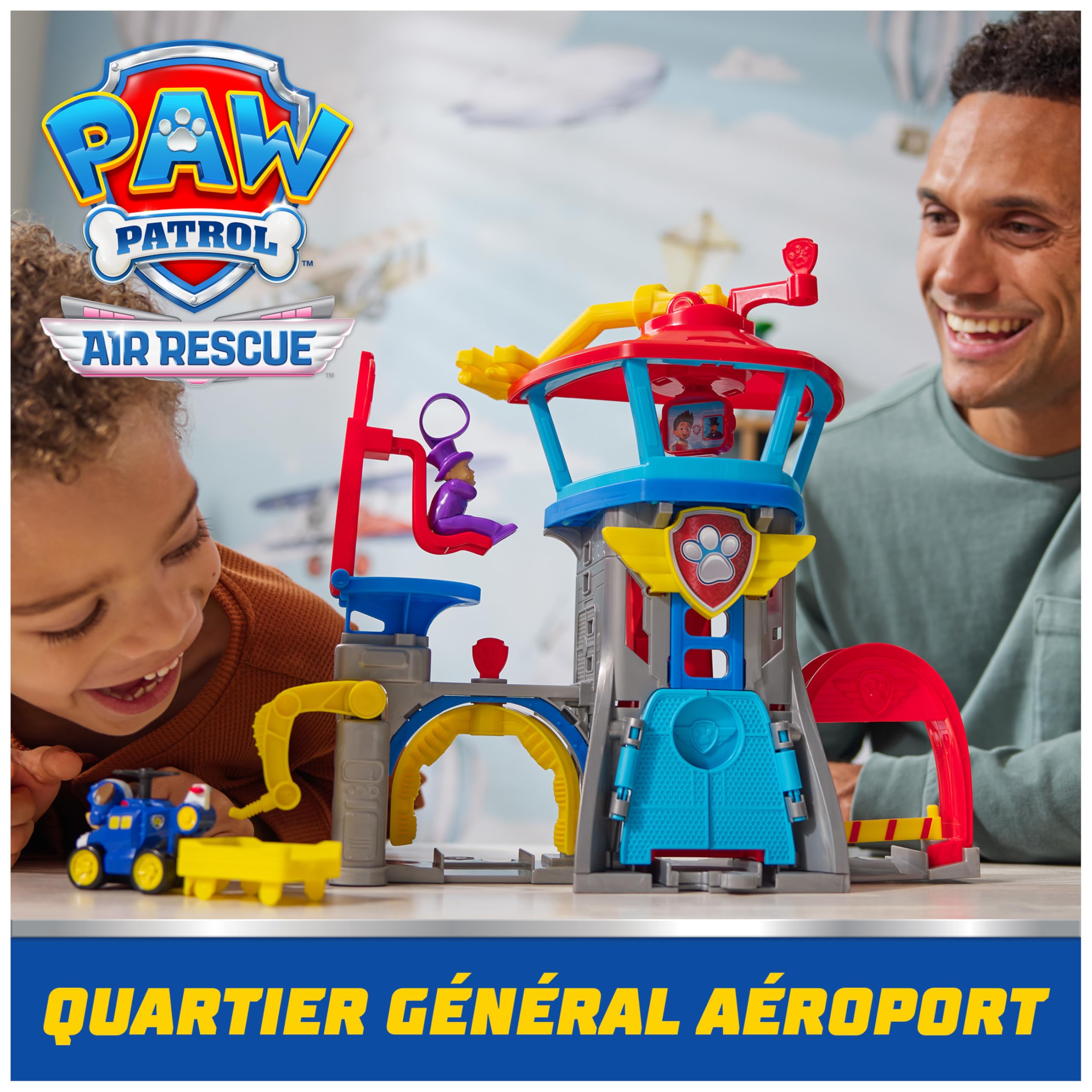 Voiture Chase Pat'Patrouille Quartier Général Aéroport Air Rescue - Figurine à Collectionner – Image 2