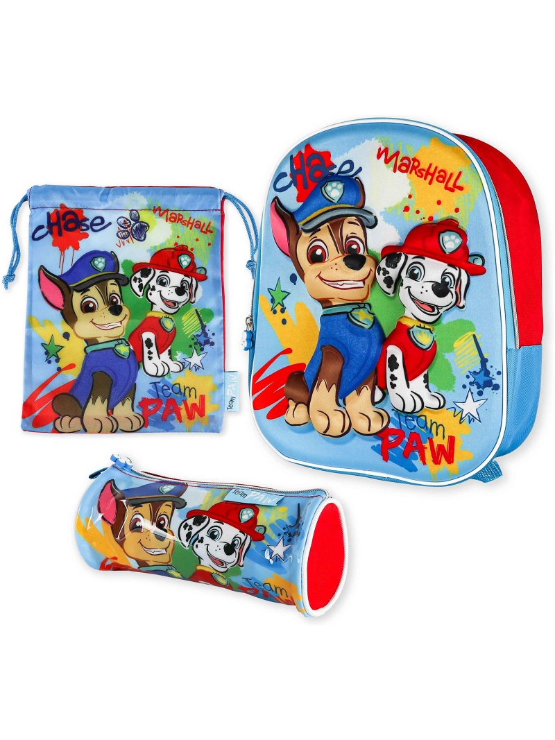 Sac à Dos Enfant Pat'Patrouille - Cartable Maternelle 3D Garçon Fille