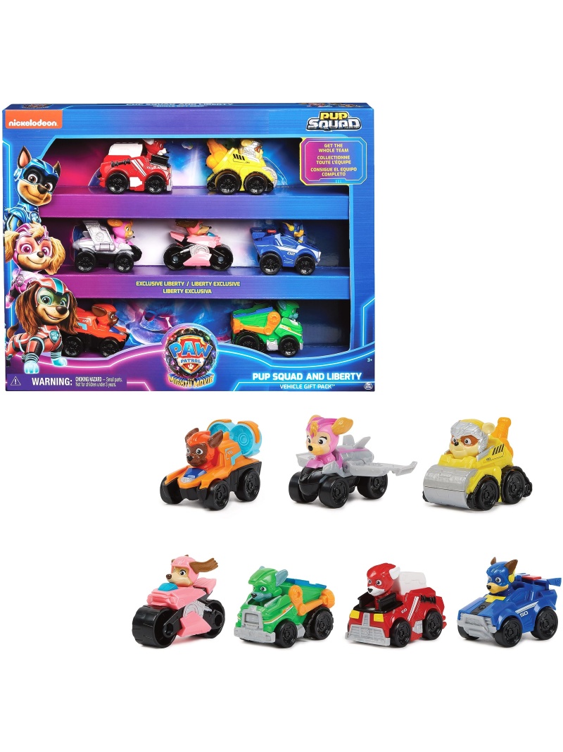 Coffret 6 Véhicules Mini Pat'Patrouille - Film 2