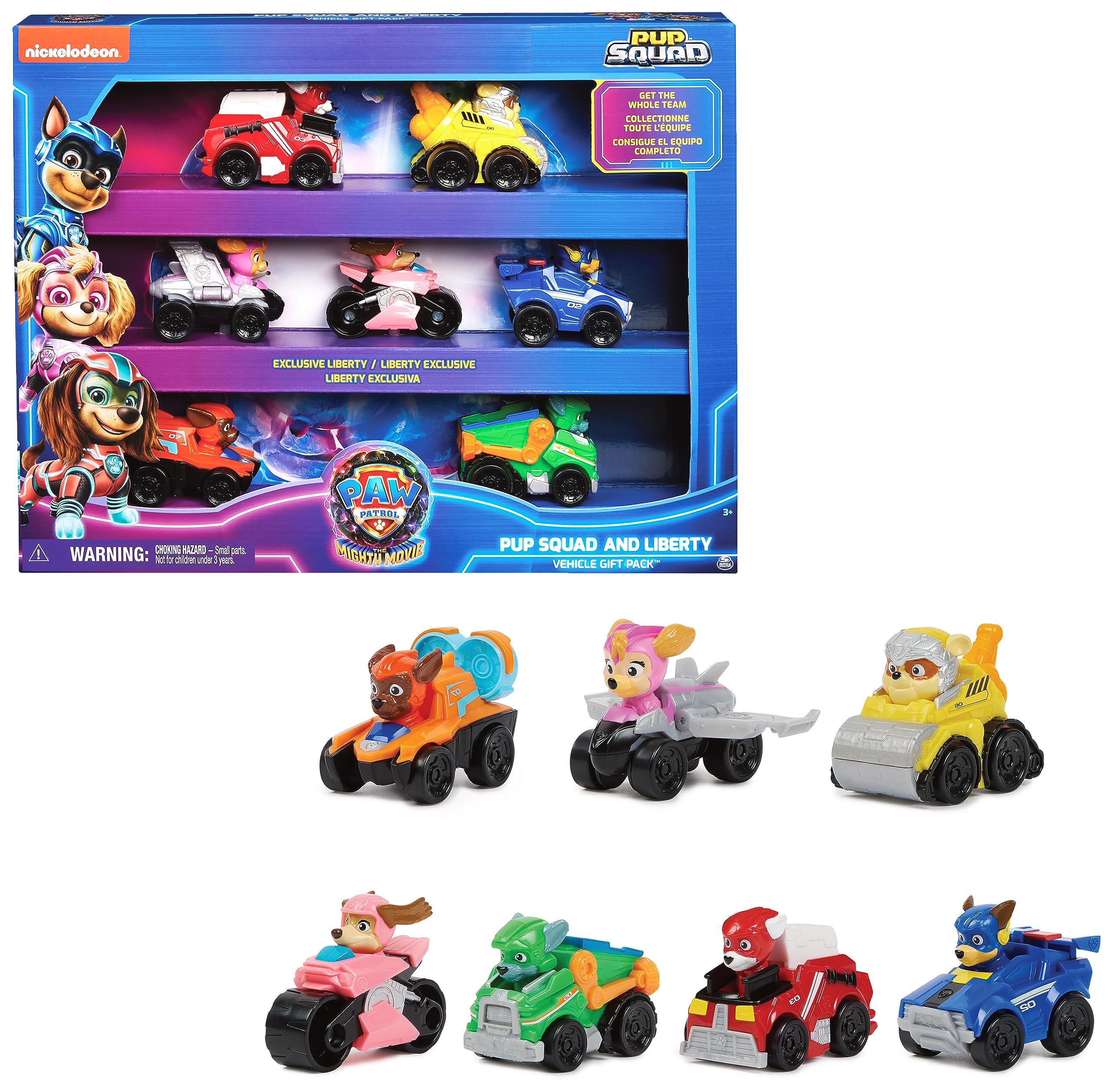 Coffret 6 Véhicules Mini Pat'Patrouille - Film 2