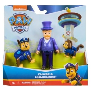 Coffret Figurines Pat&rsquo;Patrouille Chase + Monsieur Hellinger – Set 3 Personnages