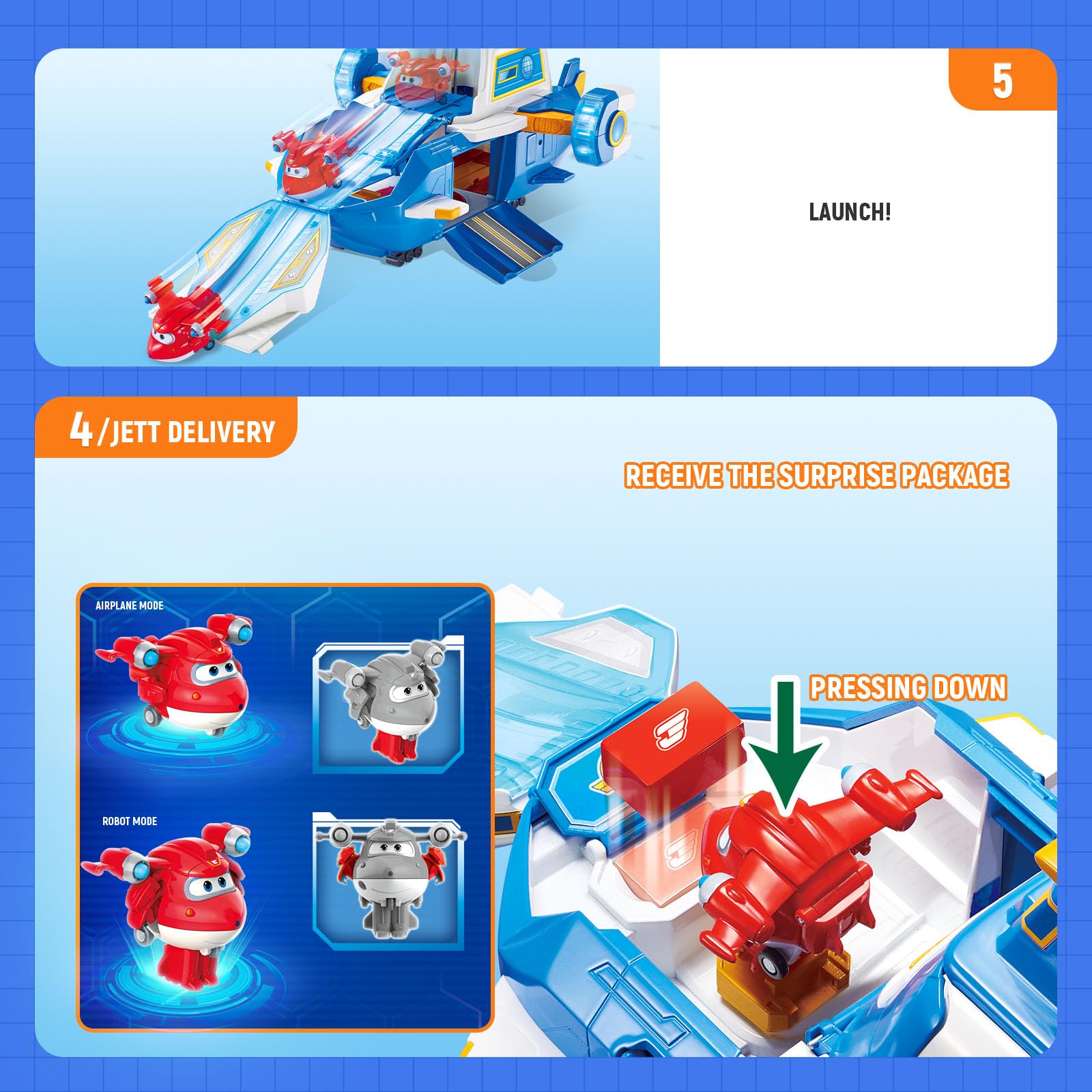 Aéroport Super Wings Saison 5 avec 2 Figurines TAB - Jouet Enfant 3-8 Ans – Image 3