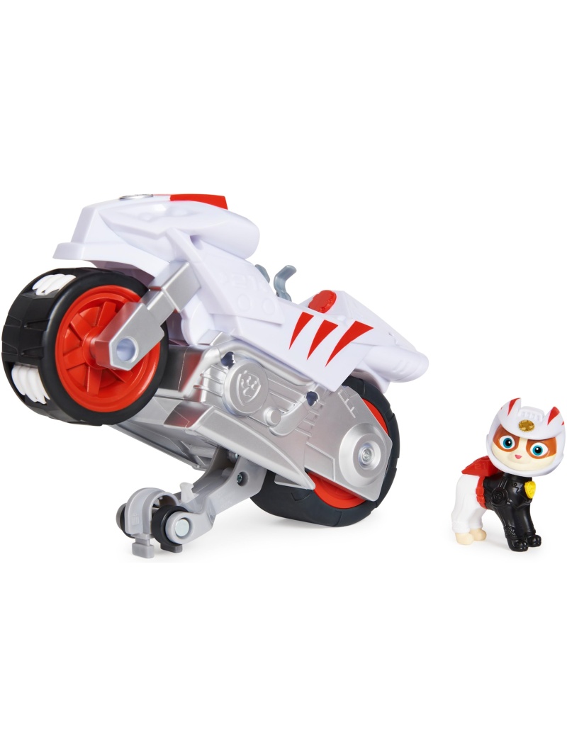 Moto Wildcat Pat'Patrouille Deluxe à Rembobinage avec Figurine