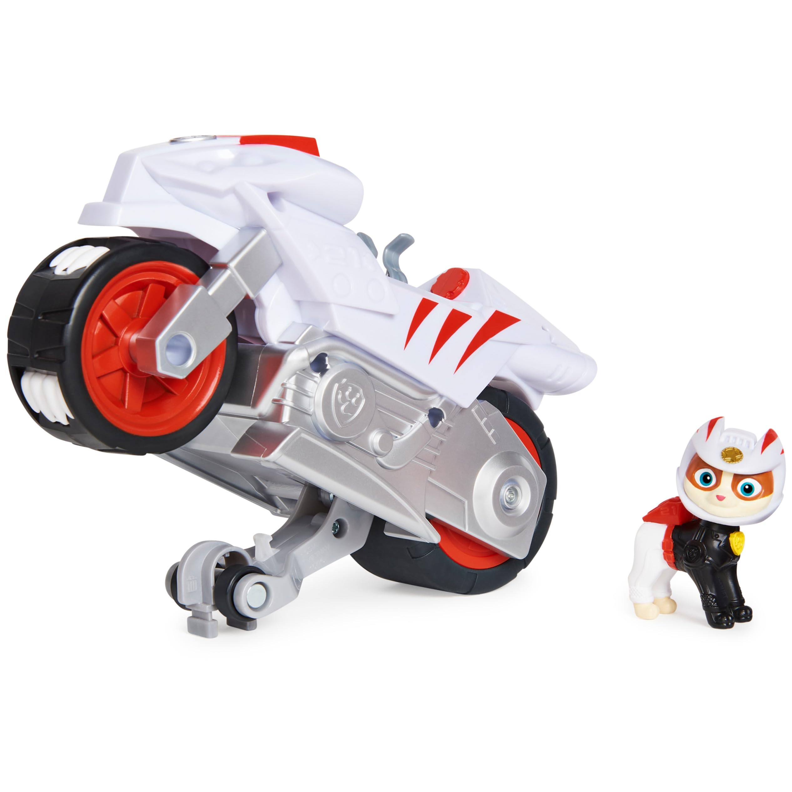 Moto Wildcat Pat'Patrouille Deluxe à Rembobinage avec Figurine