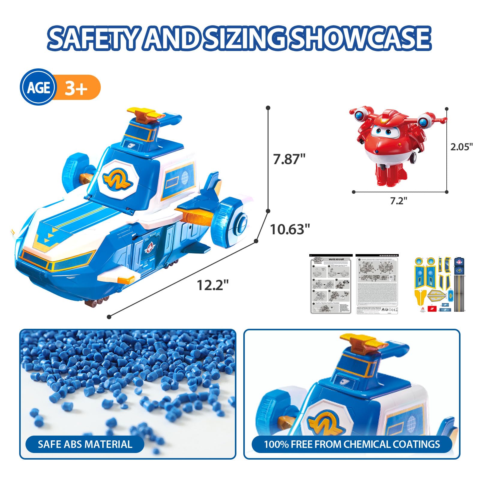 Aéroport Super Wings Saison 5 avec 2 Figurines TAB - Jouet Enfant 3-8 Ans – Image 6