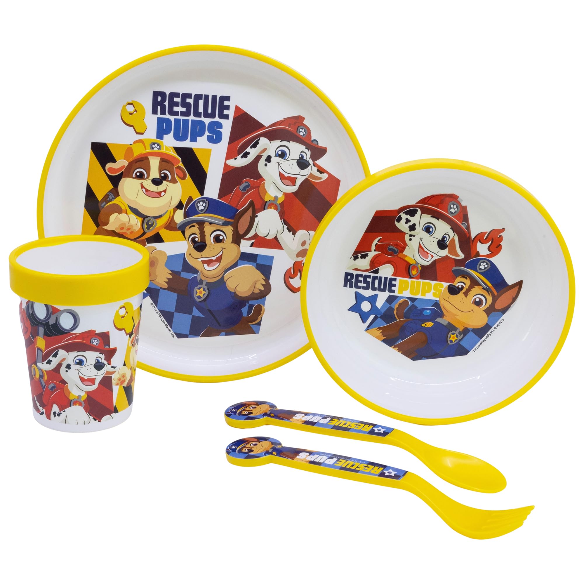 Set de Vaisselle Pat'Patrouille - Assiette, Bol, Gobelet et Couverts – Image 2