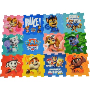 Tapis de jeu Pat&rsquo;Patrouille 12 pièces en EVA