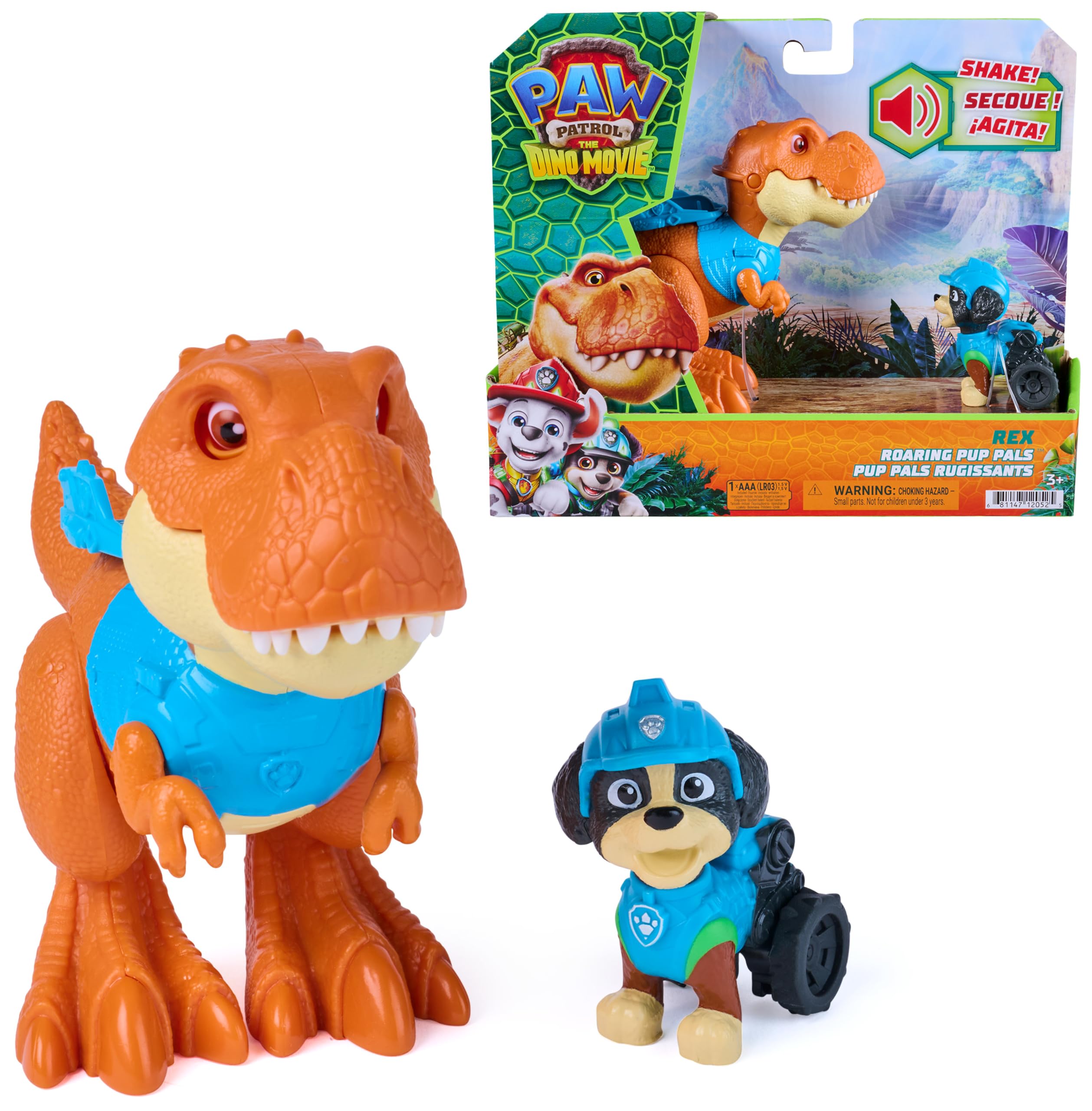 Figurine Rex Pat'Patrouille Le Film Mission Dino avec Sons
