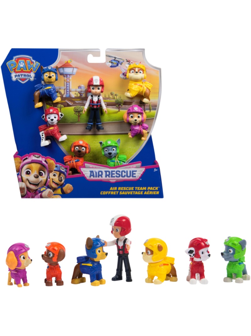 Coffret 7 Figurines Air Rescue Pat'Patrouille - Chase, Marcus, Stella