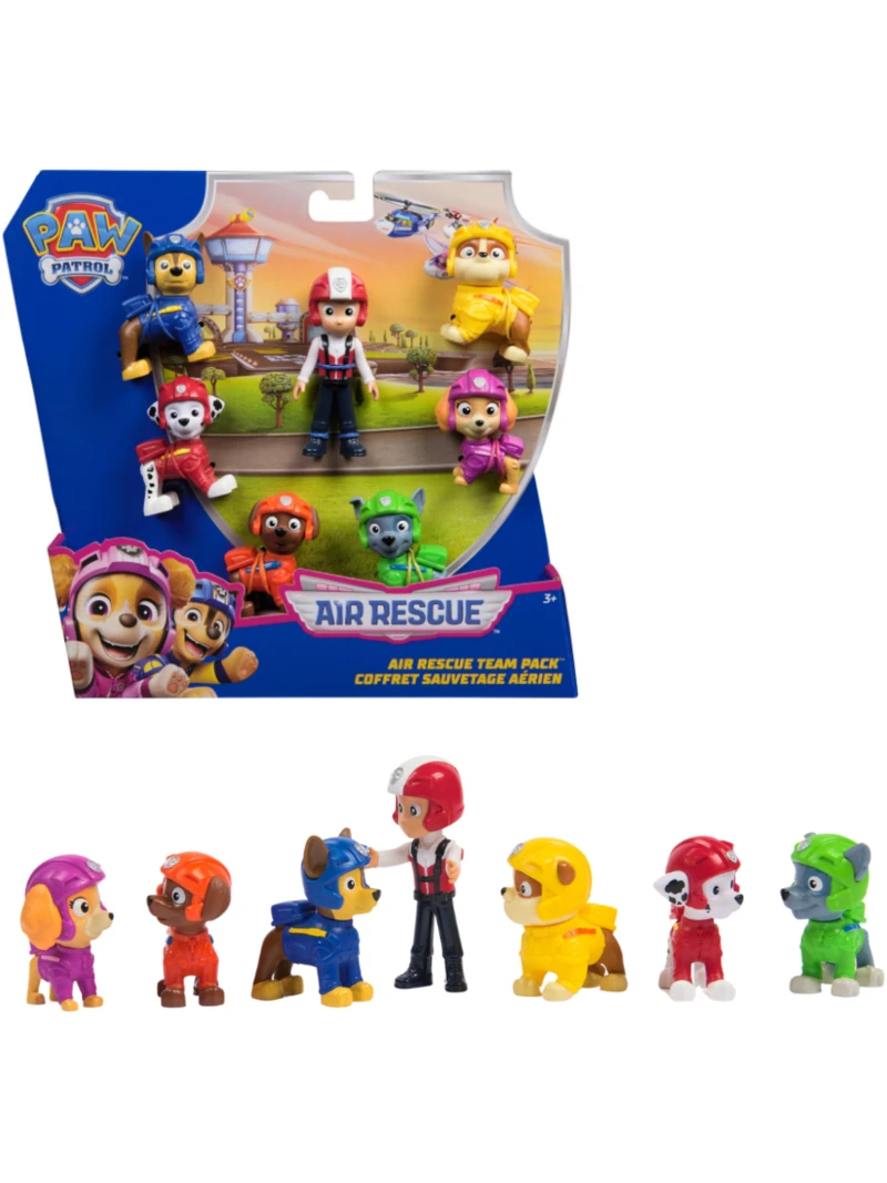 Coffret 7 Figurines Air Rescue Pat'Patrouille - Chase, Marcus, Stella
