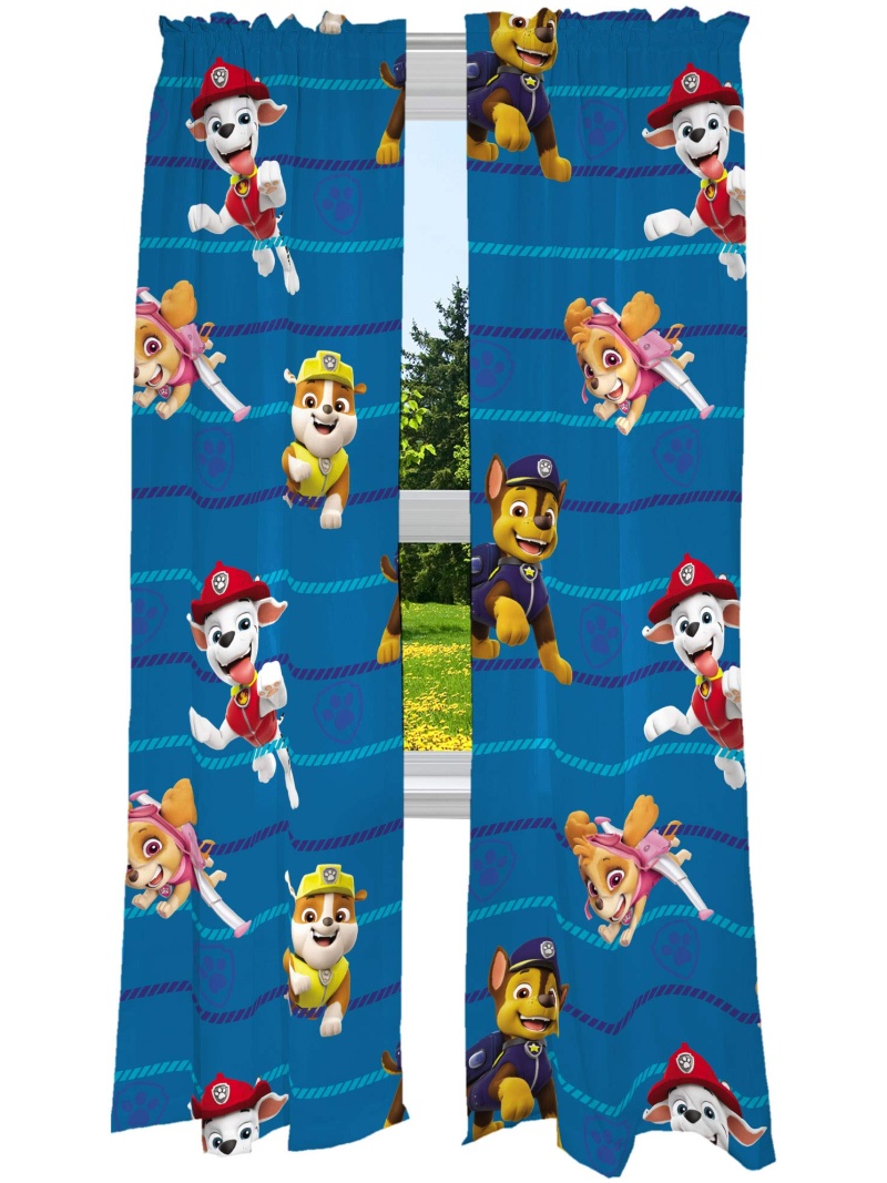 Rideaux Paw Patrol pour Chambre d'Enfant 208x213 cm