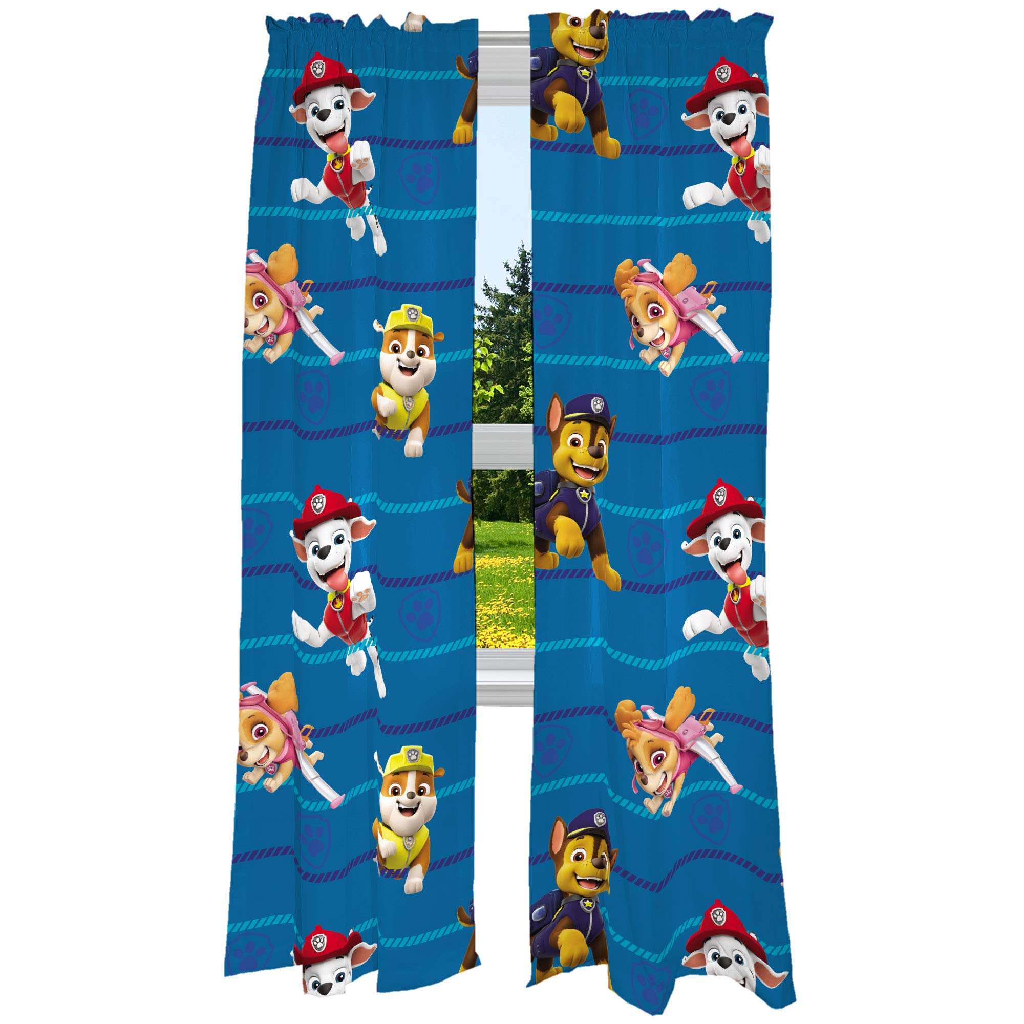Rideaux Paw Patrol pour Chambre d'Enfant 208x213 cm