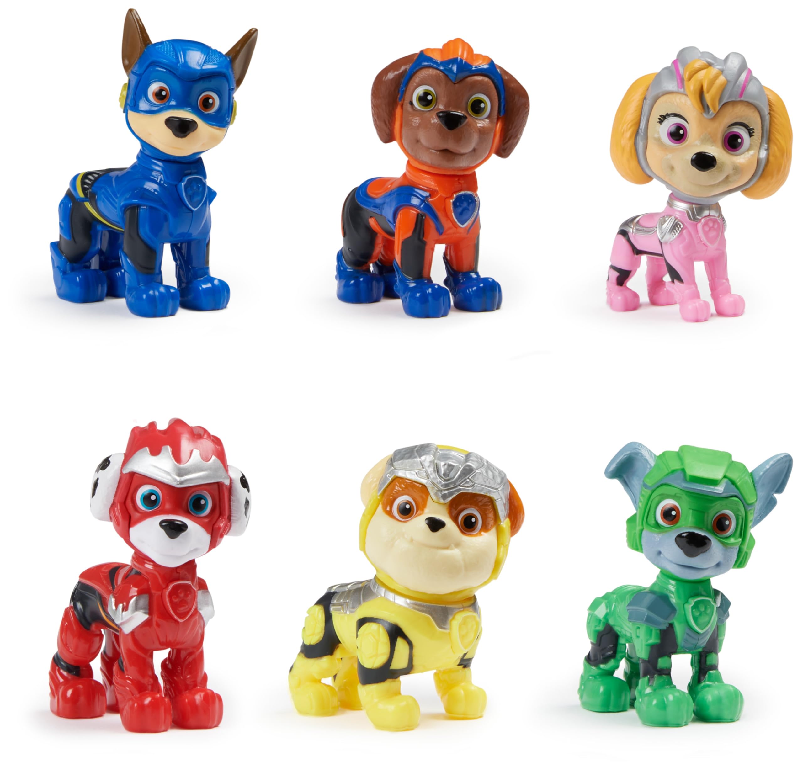 Multipack 6 Figurines Pat'Patrouille - Chase Marcus Ruben Stella Rocky Zuma – Image 2