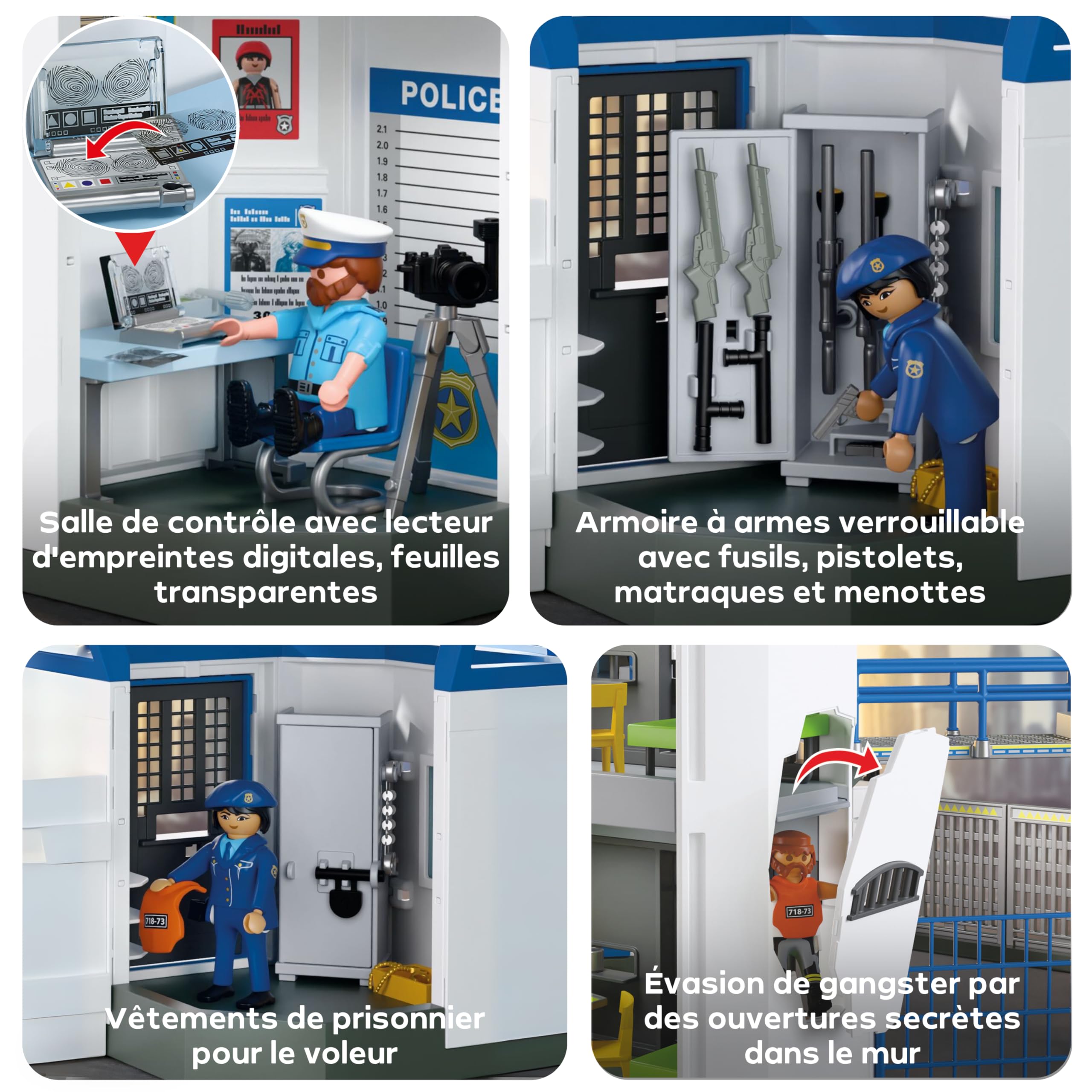 Centre de Commandement Police Playmobil Action Heroes 4 Ans – Image 4