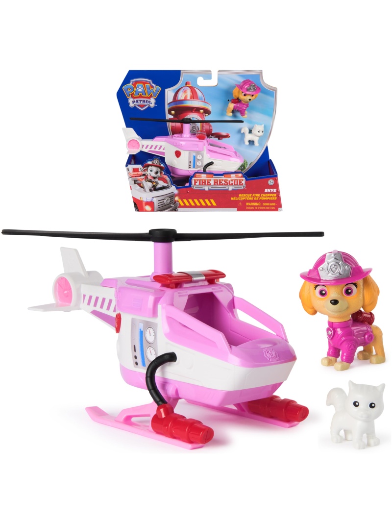 Véhicule Stella Pat'Patrouille Fire Rescue Mission - Voiture Pompier avec Figurine
