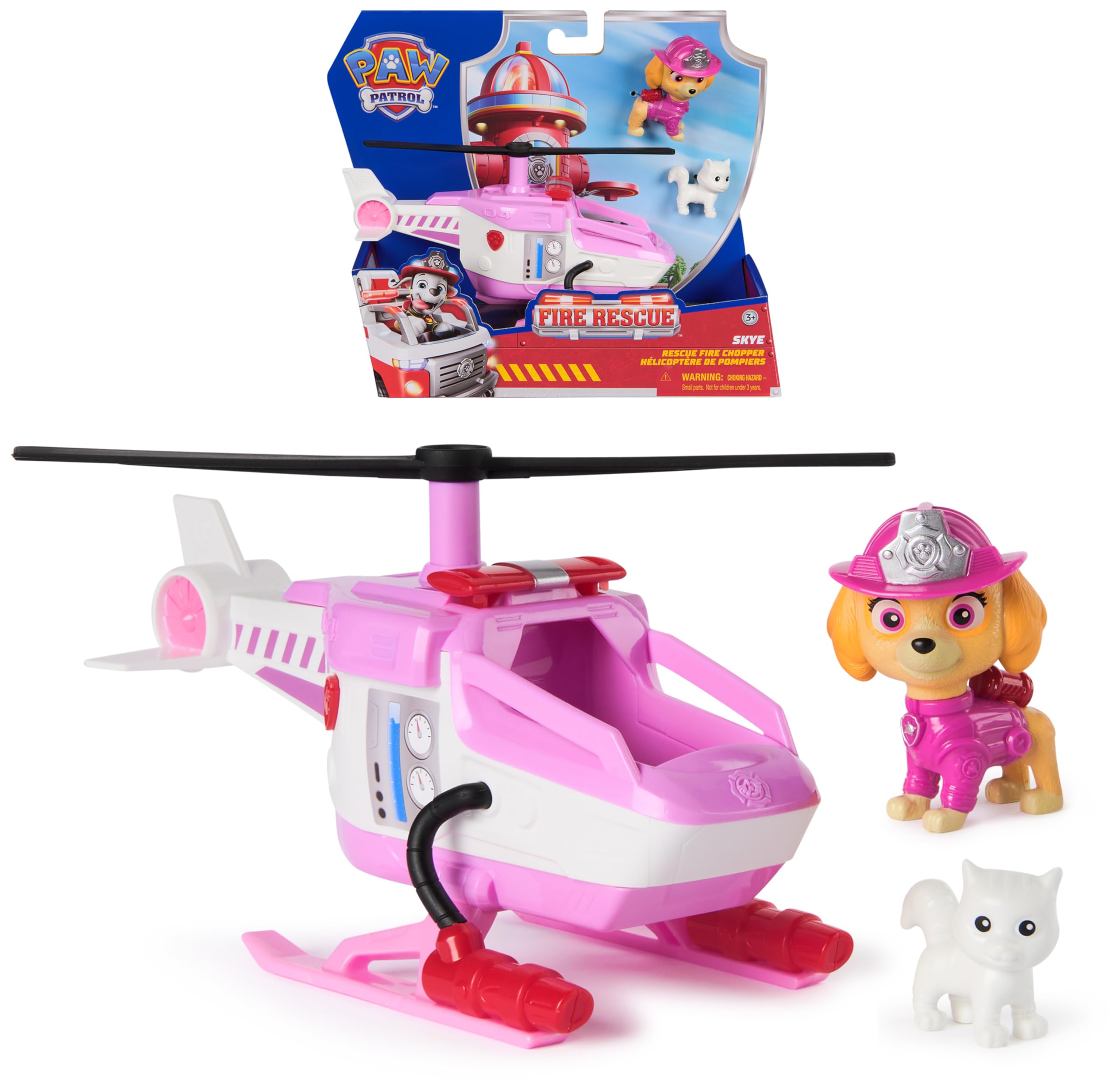 Véhicule Stella Pat'Patrouille Fire Rescue Mission - Voiture Pompier avec Figurine