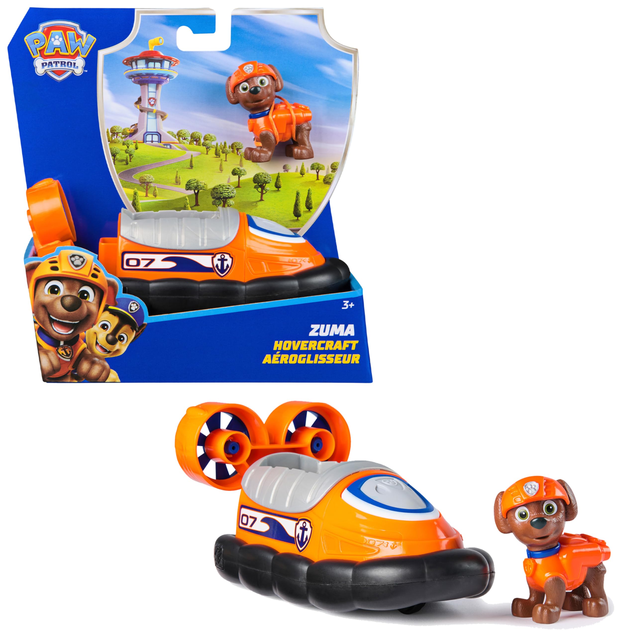 Véhicule Figurine Zuma Pat'Patrouille - Voiture à Collectionner