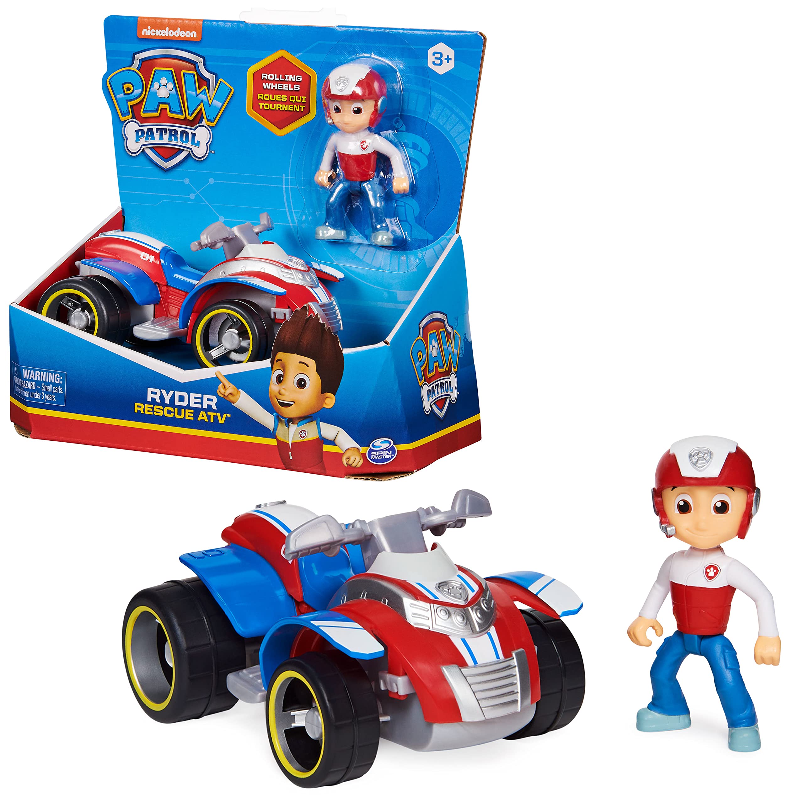 Véhicule Ryder Pat'Patrouille avec Figurine 15 cm