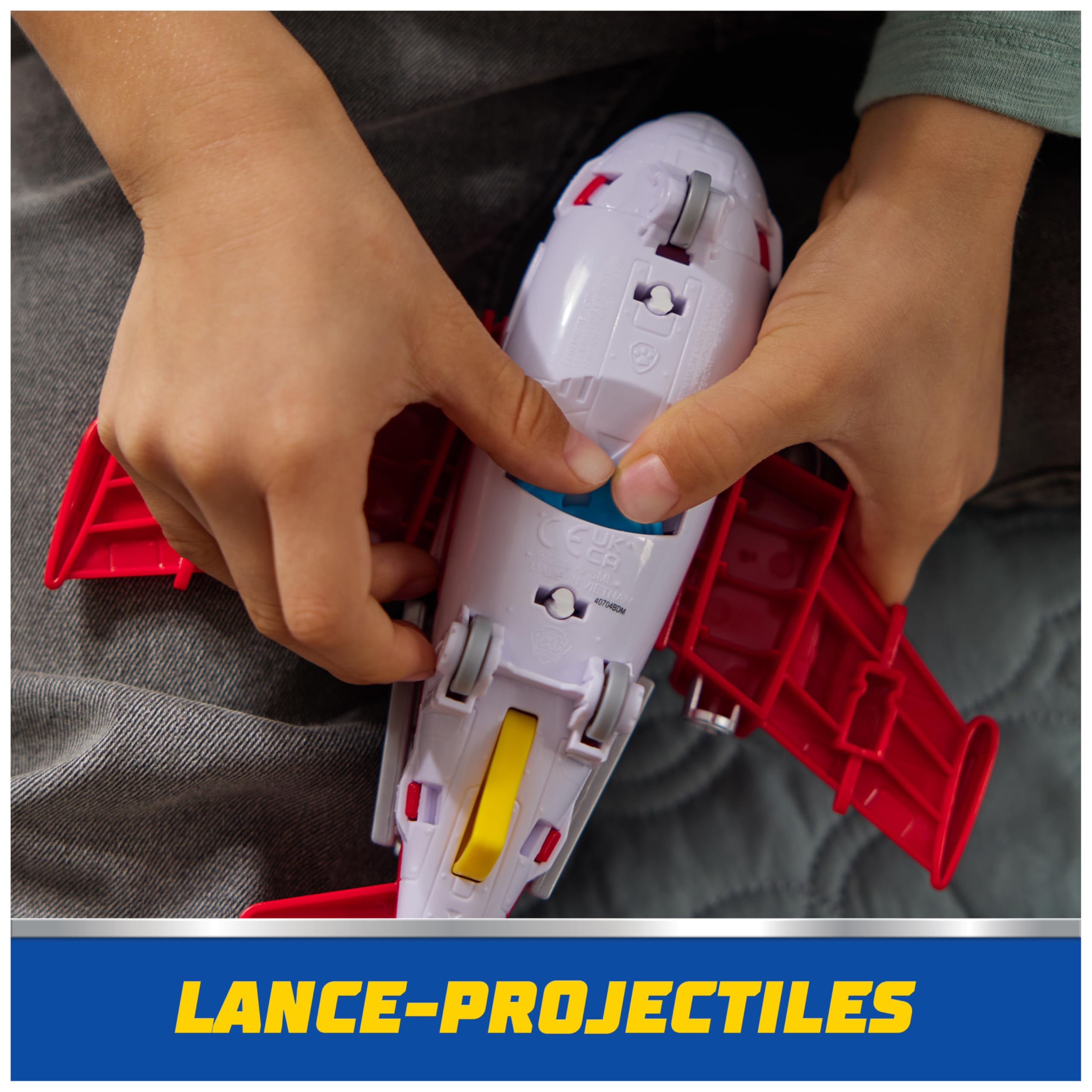 Véhicule Figurine Marcus Air Rescue Pat'Patrouille - Voiture à Collectionner avec Projectiles – Image 5