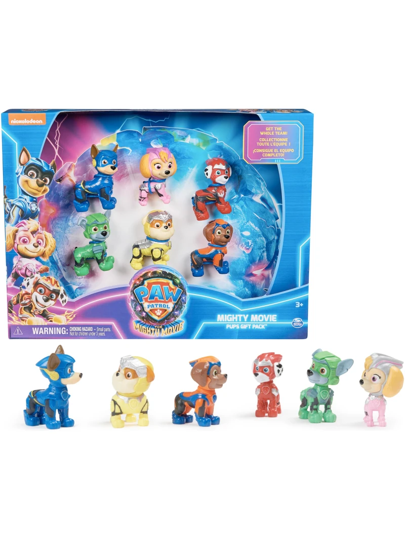 Multipack 6 Figurines Pat'Patrouille - Chase Marcus Ruben Stella Rocky Zuma