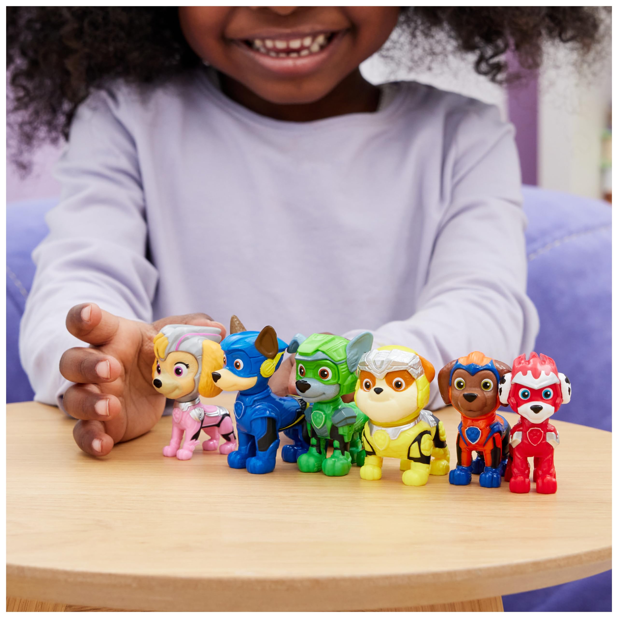Multipack 6 Figurines Pat'Patrouille - Chase Marcus Ruben Stella Rocky Zuma – Image 3