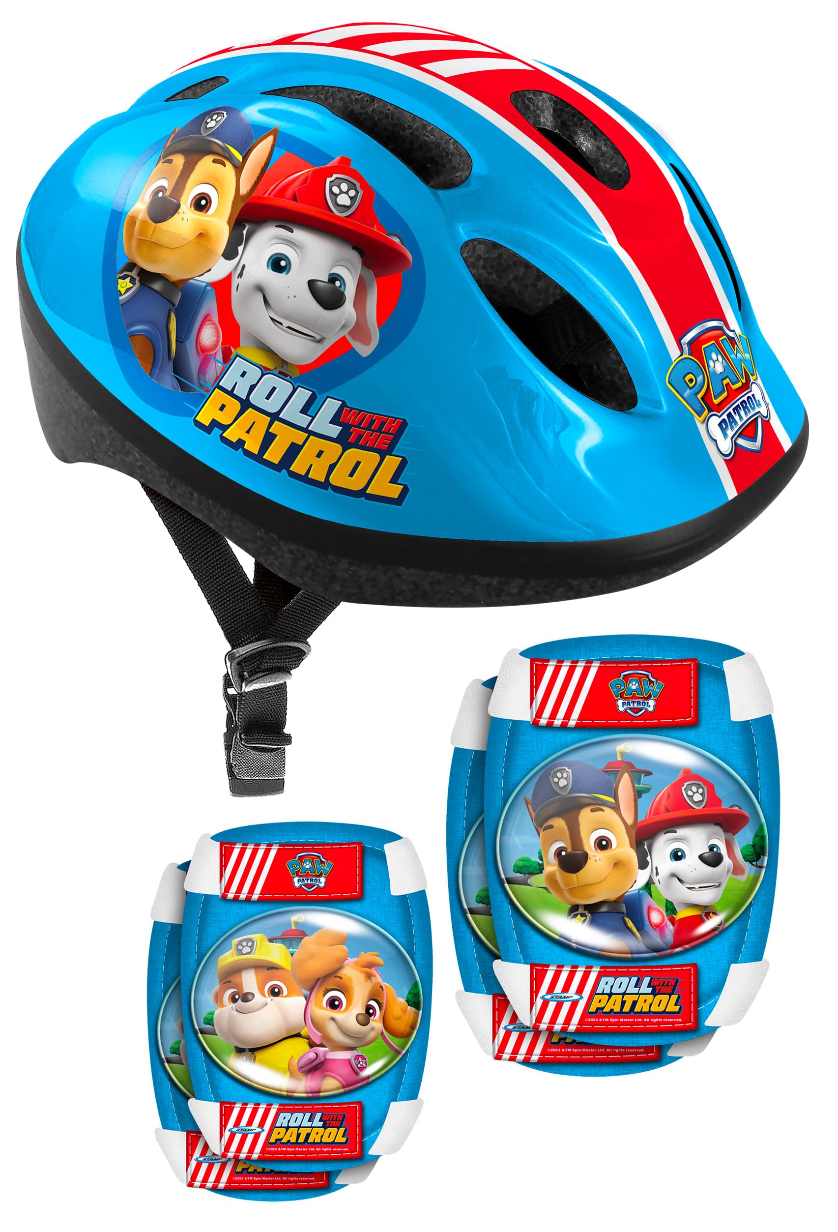Combo Protection Pat'Patrouille Casque Genouillères Coudières