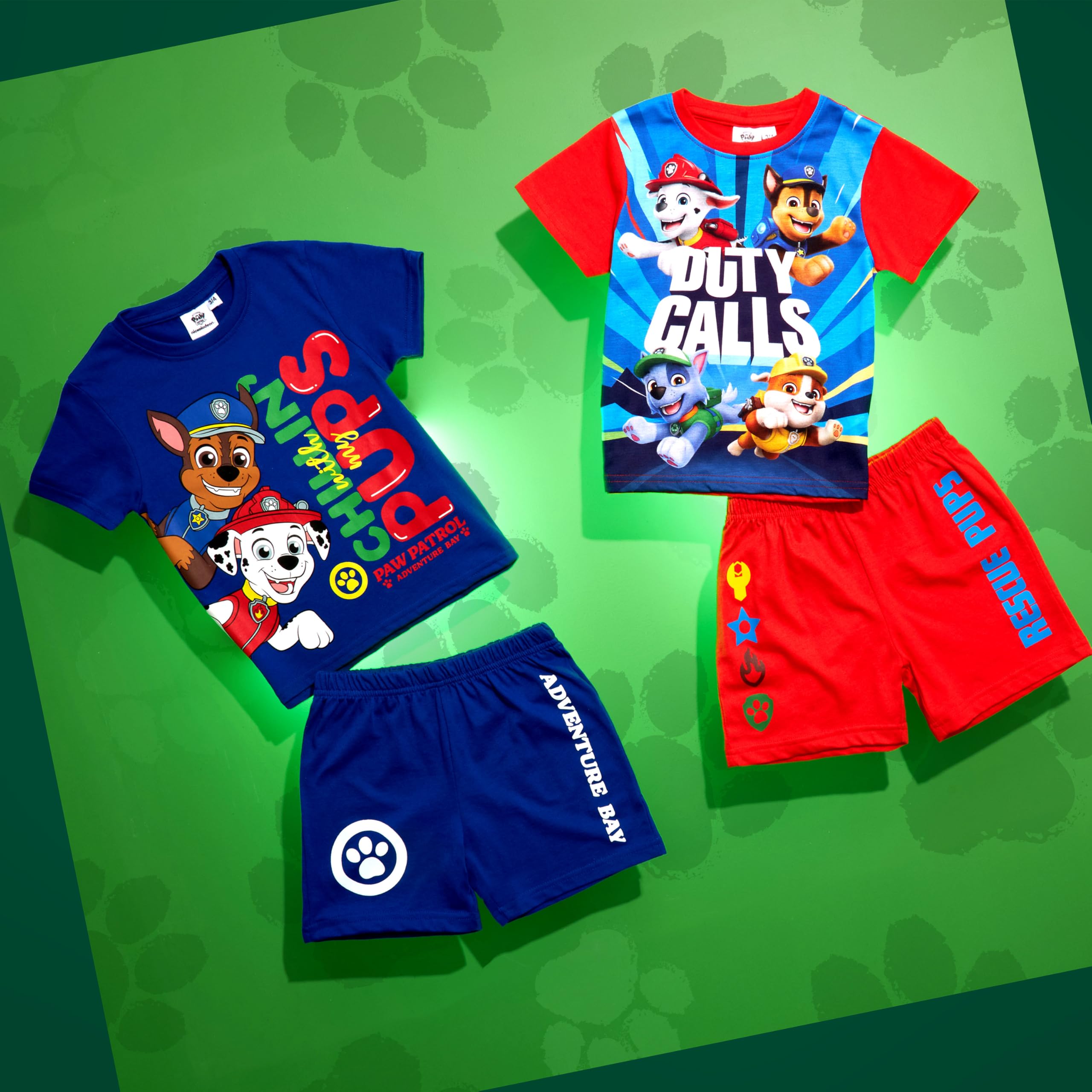 Pyjama Pat'Patrouille Enfant Garçon - Ensemble T-Shirt Short Été – Image 2
