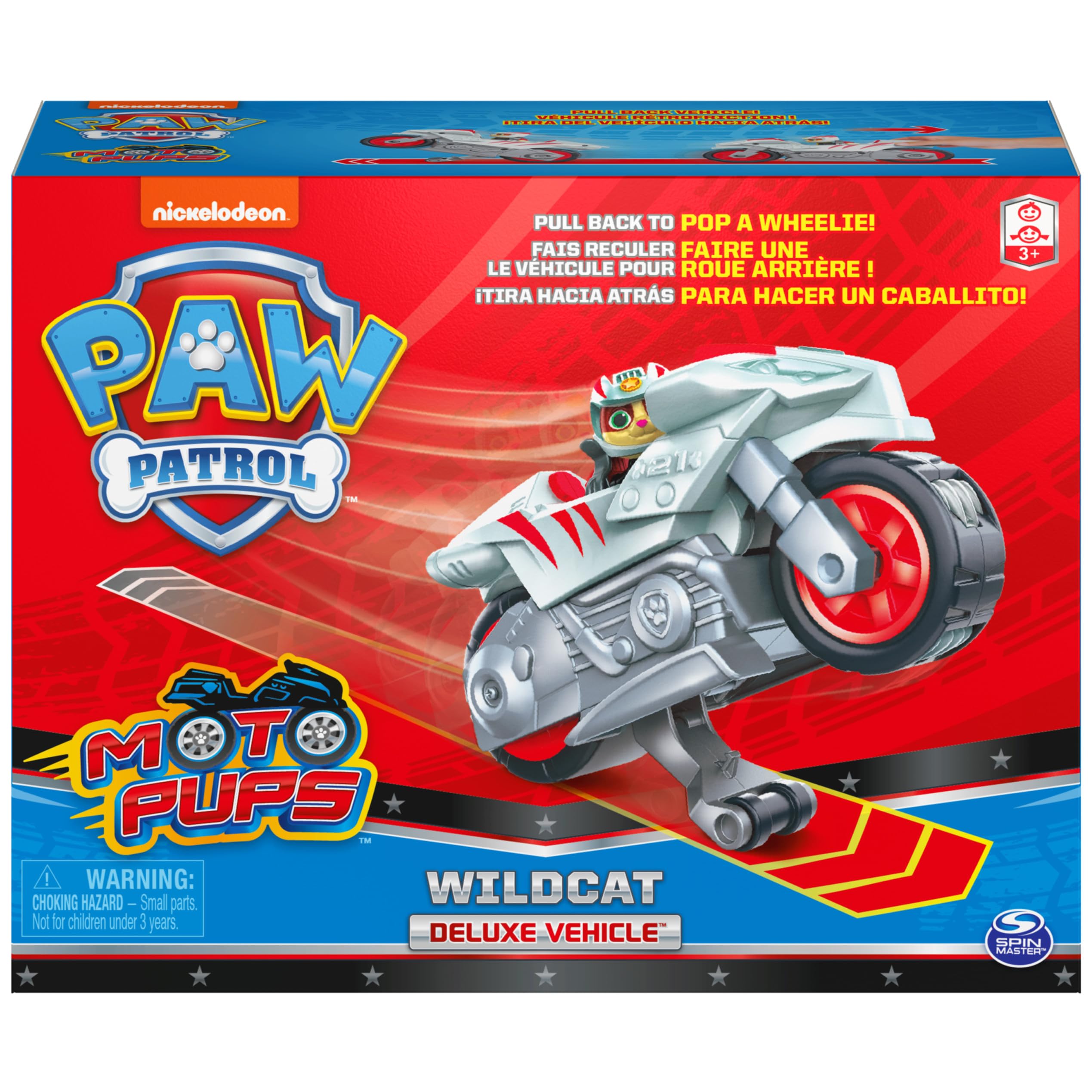 Moto Wildcat Pat'Patrouille Deluxe à Rembobinage avec Figurine – Image 2