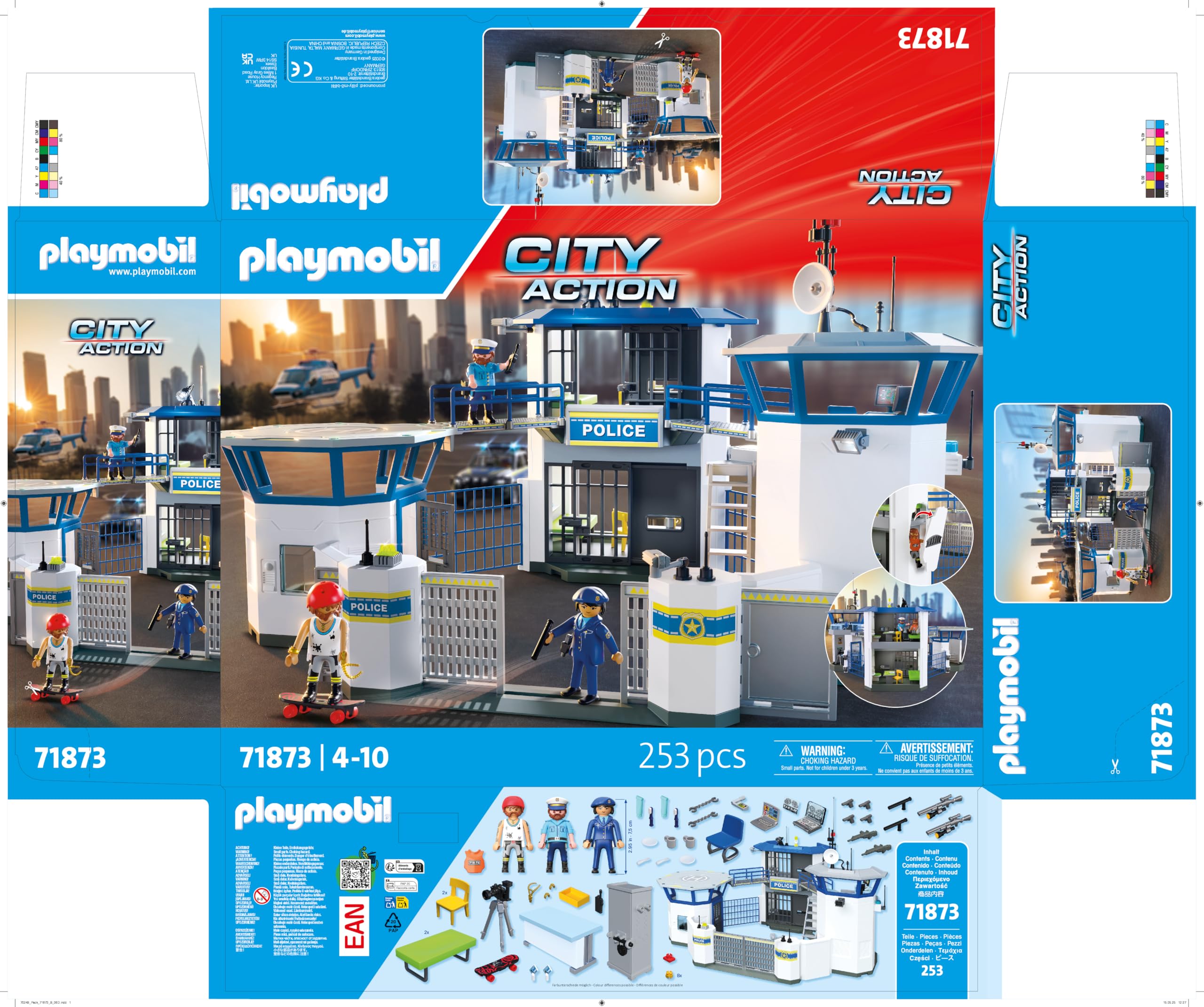 Centre de Commandement Police Playmobil Action Heroes 4 Ans – Image 7