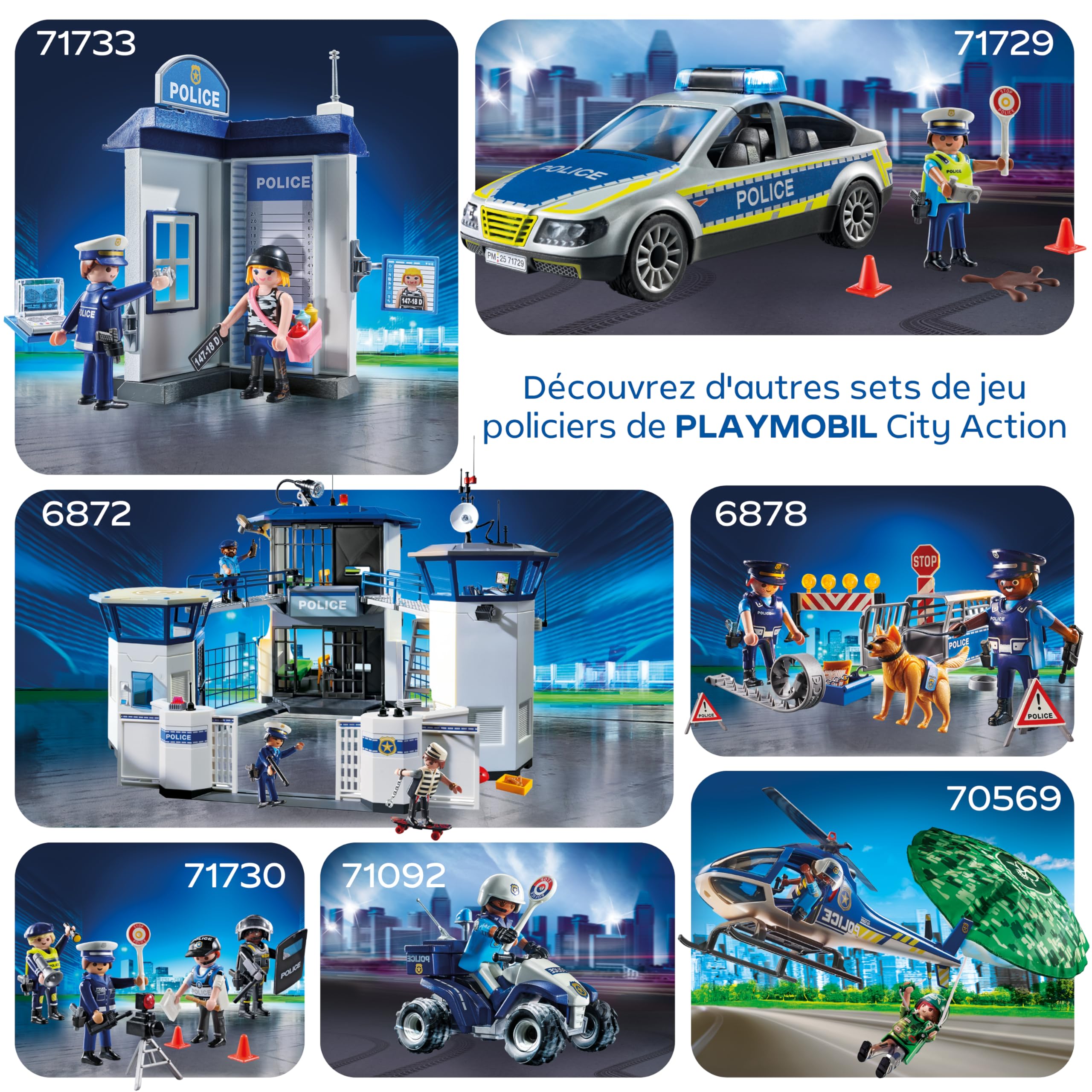 Centre de Commandement Police Playmobil Action Heroes 4 Ans – Image 5