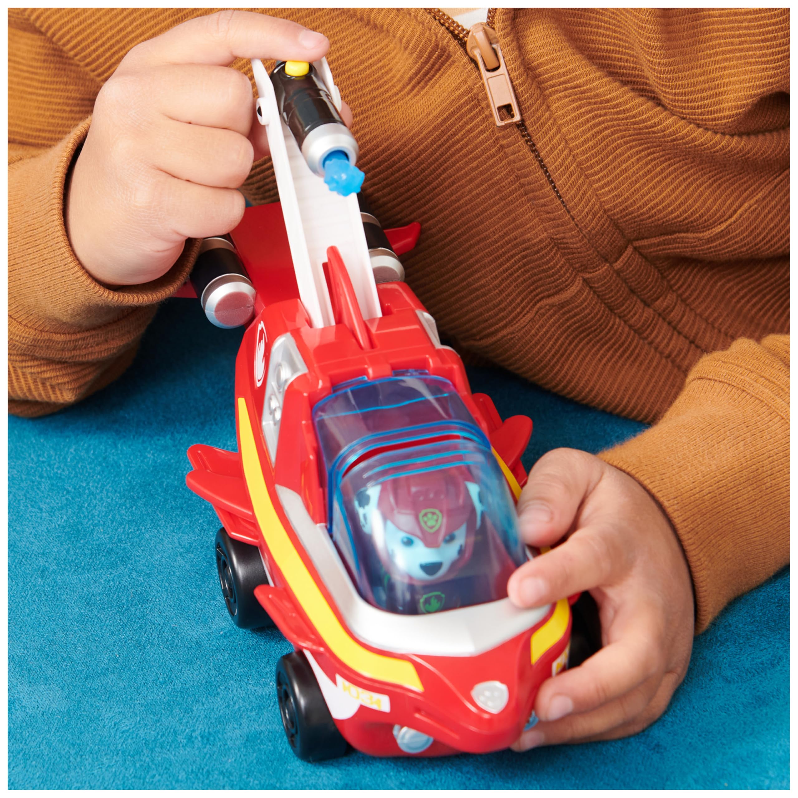 Voiture + Figurine Marcus Pat'Patrouille Aqua Pups - Véhicule Sous-Marin – Image 5