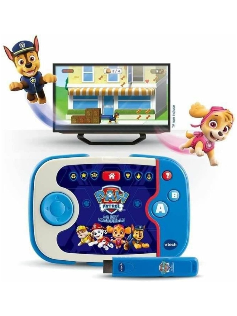 VTech ABC Smile TV Pat'Patrouille : la console sur votre télé