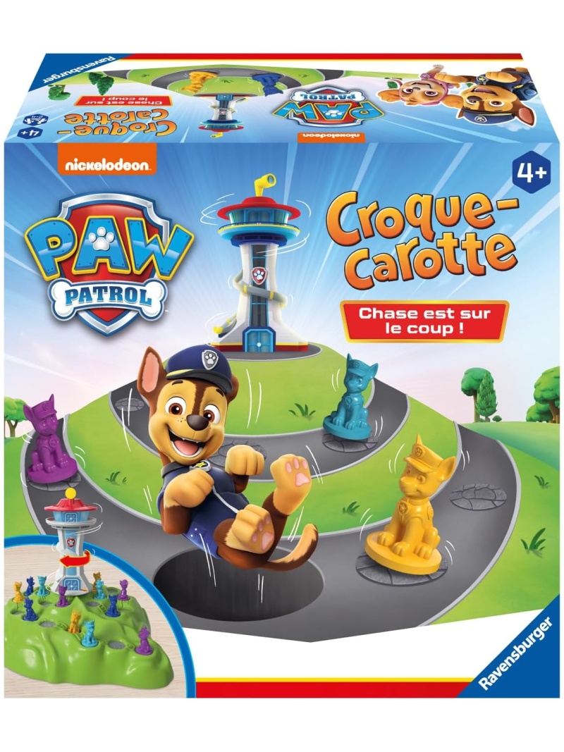 Croque Carotte Pat'Patrouille : jeu de parcours pour petits