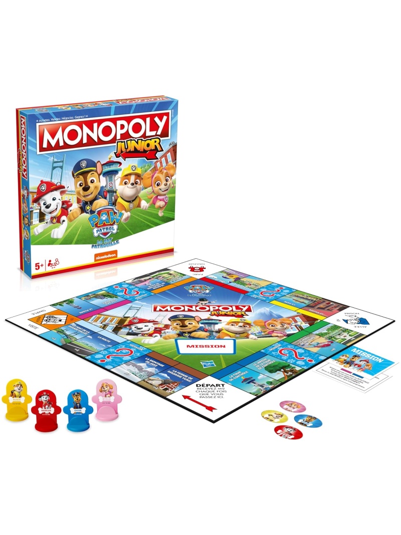 Monopoly Junior Pat'Patrouille : la soirée jeu en famille