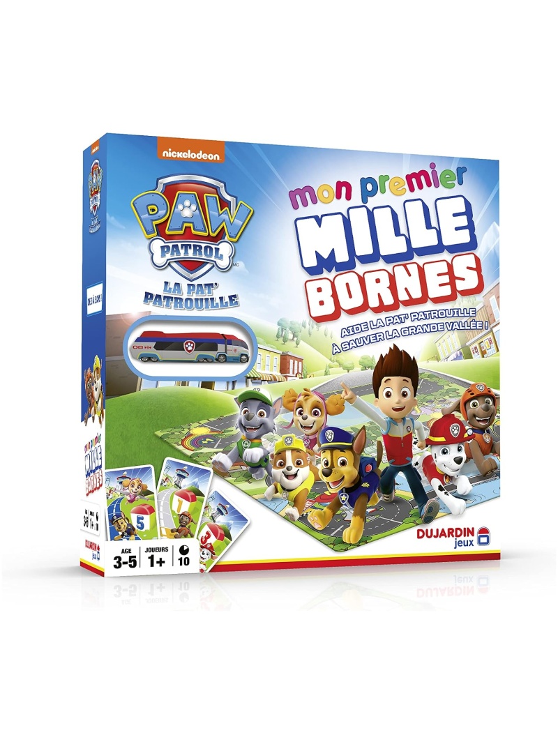 Mille Bornes Pat'Patrouille : le jeu de cartes des vacances