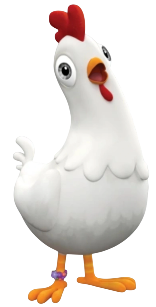 Galinetta, la poule de compagnie de Madame Goodway dans la Pat Patrouille