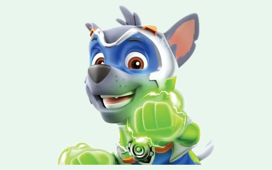 Rocky, le chiot du recyclage de la Pat'Patrouille
