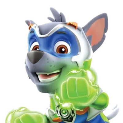 Rocky, le chiot du recyclage de la Pat'Patrouille