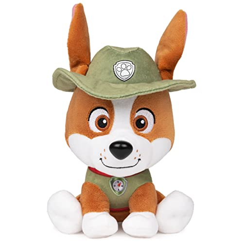 Peluche Tracker Pat'Patrouille GUND 15 cm, le chien de la jungle